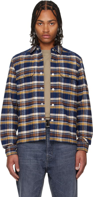 Skjorte Rick Owens Concordians Cropped Overshirt Flerfarvet | DL02E2299 CPGJP, 0