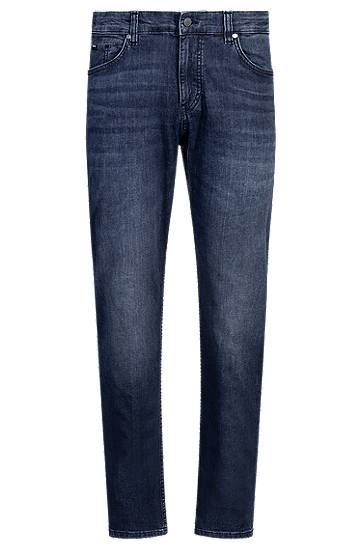 Jeans BOSS Maine Regular-Fit Thermoregulating Jeans Blå | 50539017