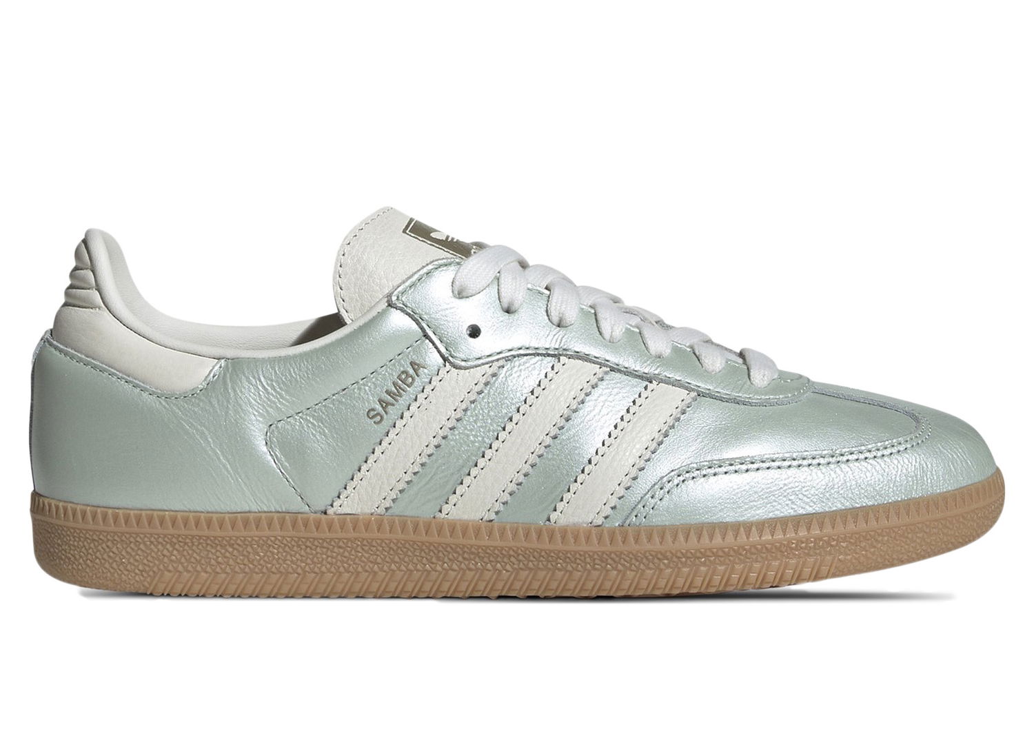 Sneakers og sko adidas Originals Samba OG Linen Green Metallic W Metalisk | IG1965, 0