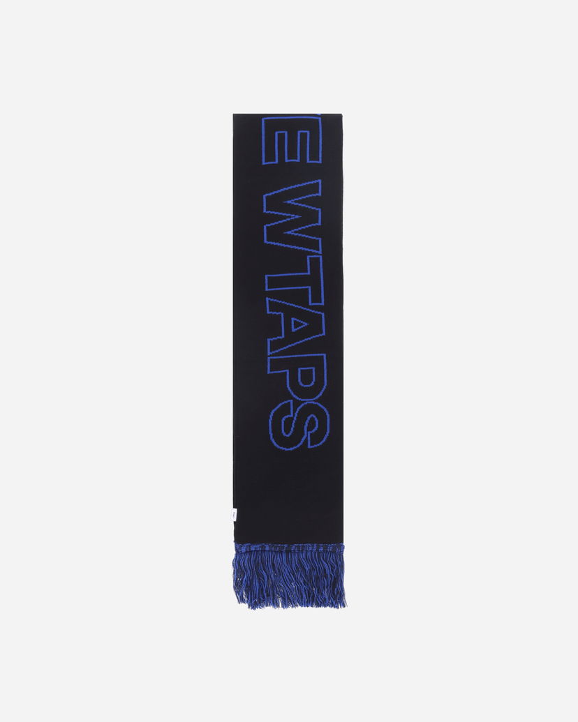 Tørklæde WTAPS Knitted Fringe Scarf Sort | 242MADT-AC01 001