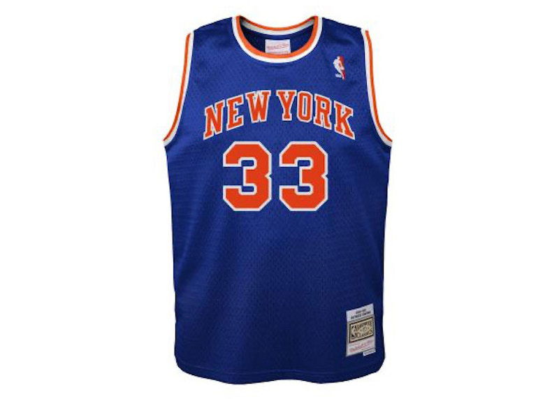 Jersey Mitchell & Ness Mitchell & Ness New York Knicks Patrick Ewing Swingman Jersey Blå | 9N2B7BRD0-NYKPE-Y91
