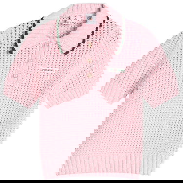 Polo skjorte Casablanca Women's Casablanca Mouline Polo Shirt Lyserød | WPF25-KW-1014-02, 0