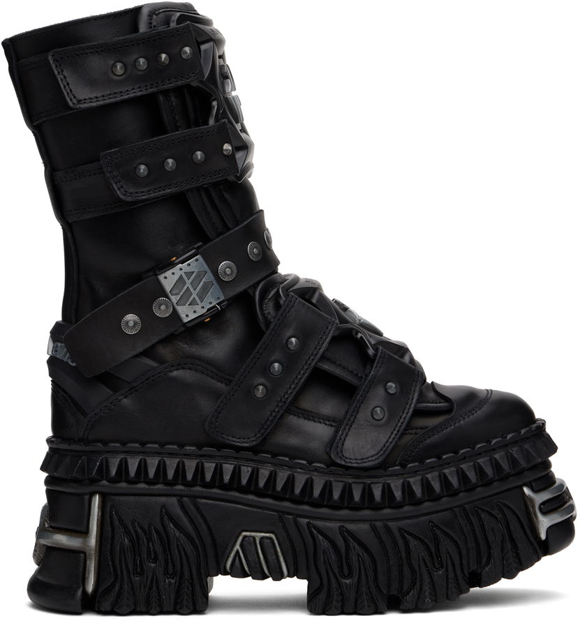 Sneakers og sko VETEMENTS New Rock Edition Gamer Boots Sort | UA66SN120B