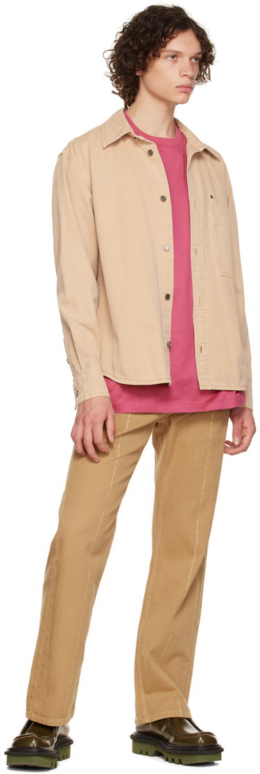Skjorte WOOYOUNGMI WOOYOUNGMI Patch Pocket Shirt Beige | W223SH11, 3