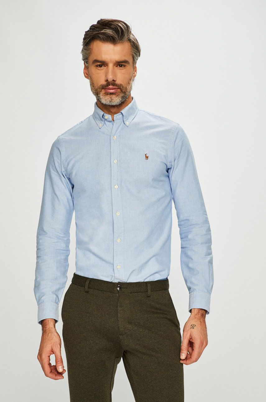 Skjorte Polo by Ralph Lauren Shirt Blå | 710549084007, 0