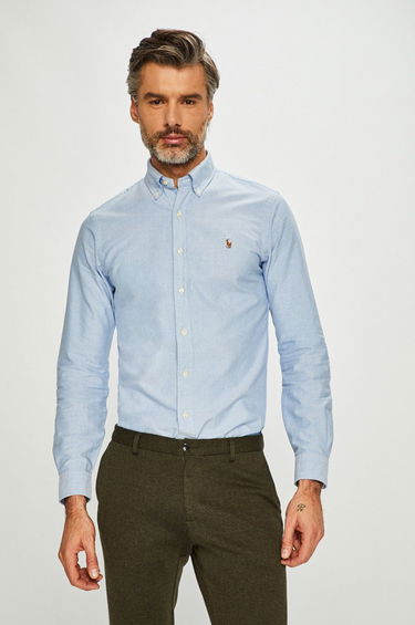 Skjorte Polo by Ralph Lauren Shirt Blå | 710549084007, 0
