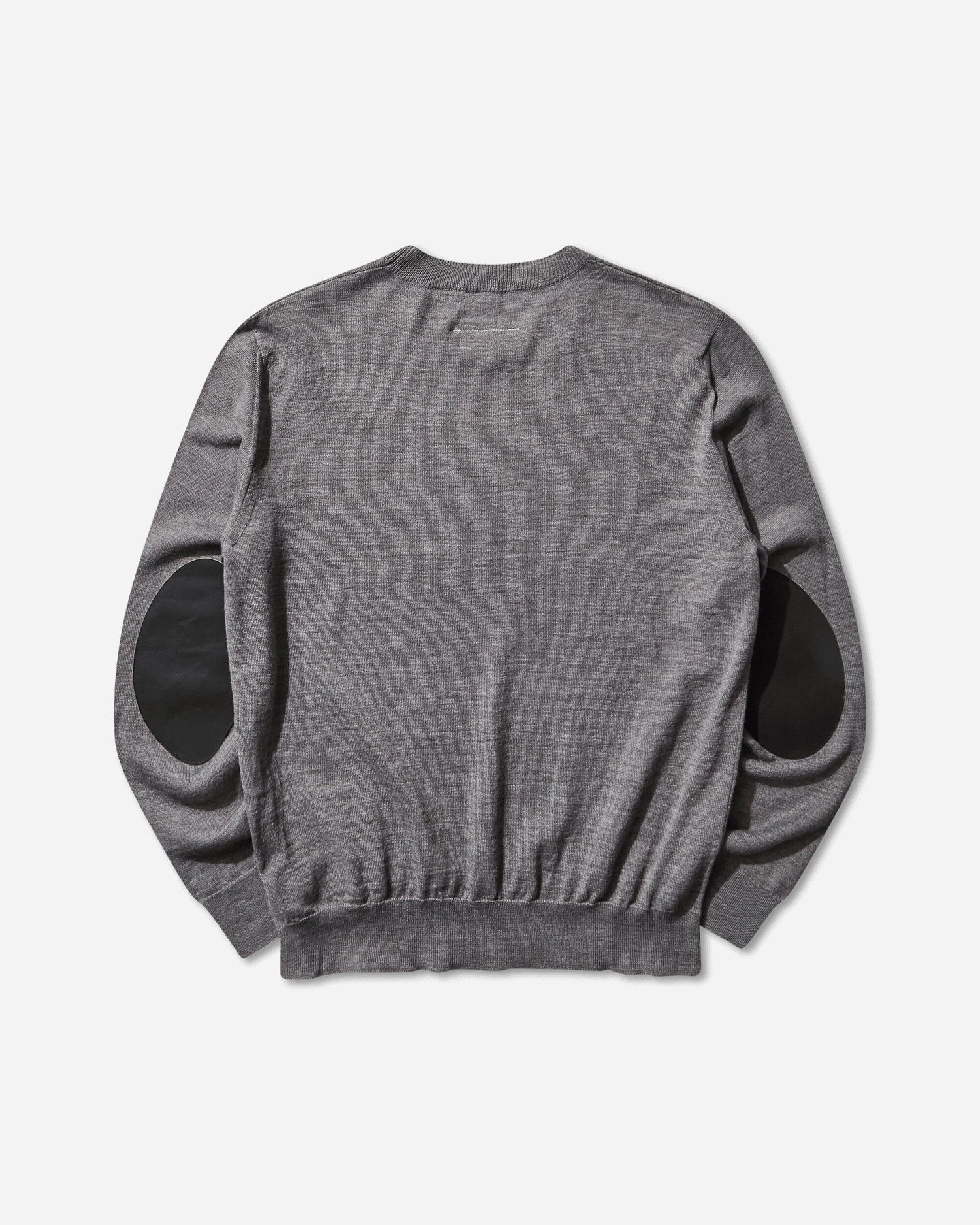 Sweater Maison Margiela Elbow Patch Crewneck Sweater Grå | SH0HL0032 816M, 0