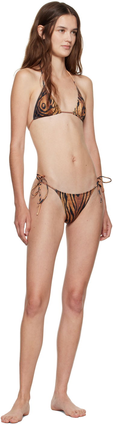 Badetøj Jean Paul Gaultier Jean Paul Gaultier 'The Wood' Print Bikini Brun | 25/03-W-BS031-J009P-0060, 3