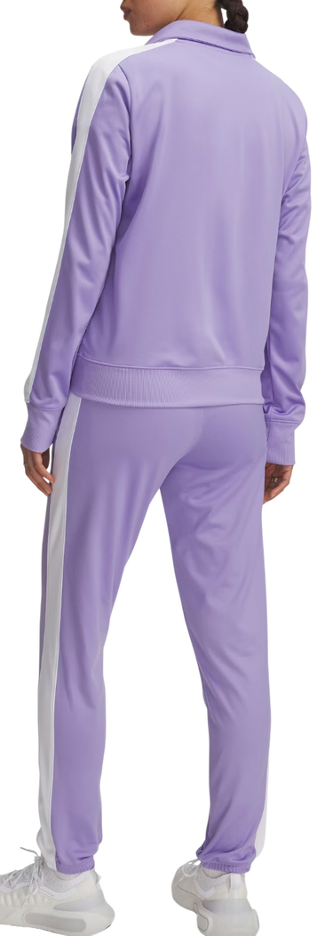 Træningsdragt Under Armour Tricot Full-Zip Tracksuit with Contrast Stripes Lilla | 1365147-538, 2