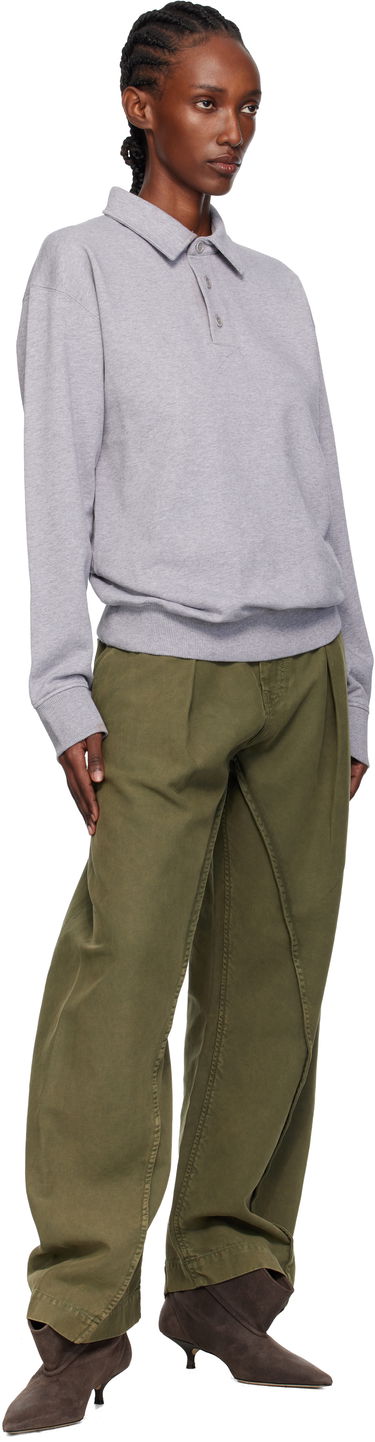 Polo skjorte JW Anderson JW Anderson Rugby Polo Grå | JO0287-PG1632, 3