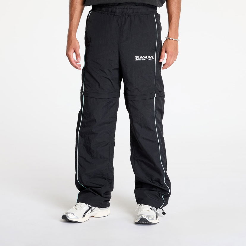Bukser Karl Kani Pants OG Sport Adjustable Trackpants Black/ Light Blue Sort | 60030050