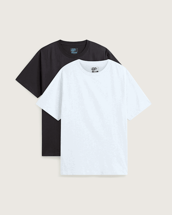 T-shirt Vans Basic T-Shirt (2 pack) Sort | VN000U11448, 0