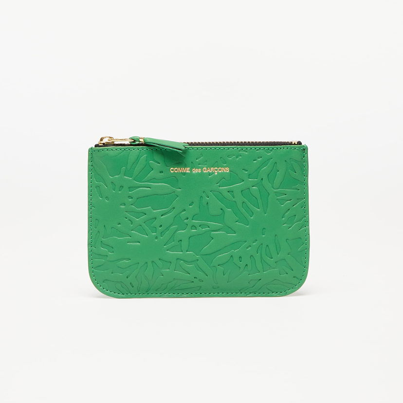 Tegnebog Comme des Garçons Embossed Forest Wallet Green Grøn | SA8100EF Green
