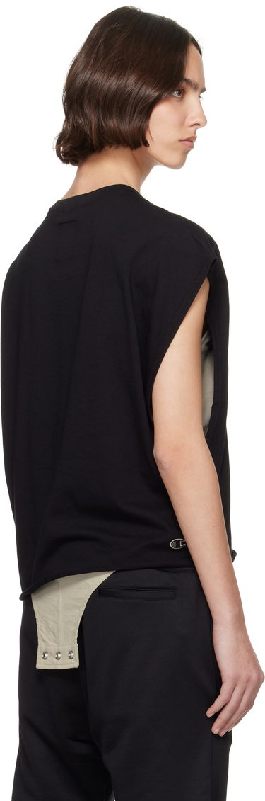 Tanktop Rick Owens Rick Owens Champion Edition Micro Tatlin Tank Top Sort | CW01E1668 CHJG, 2