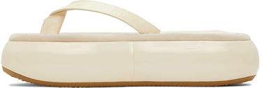 Tøj OSOI OSOI Boat Flip Flop Platform Slides Beige | 22SS030-03-04, 2
