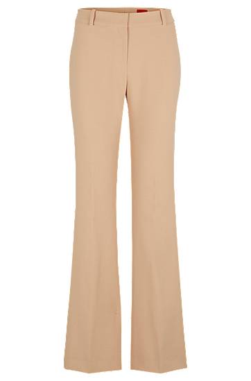 Bukser BOSS Bootcut Stretch Trousers Beige | 50518543