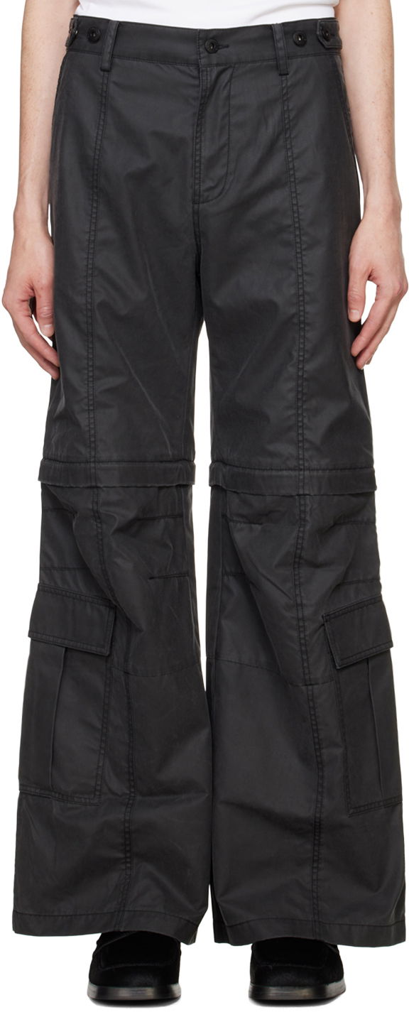 Cargo bukser Feng Chen Wang Feng Chen Wang 2IN1 Cargo Pants Sort | FUF18TR04B