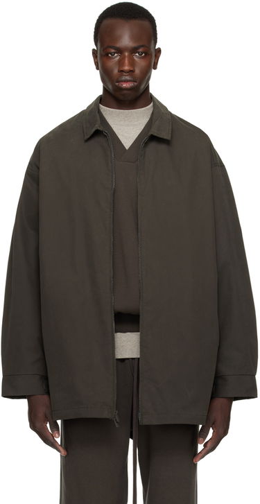 Vindjakke Fear of God Essentials Zip Jacket Grøn | 202BT224190F, 0