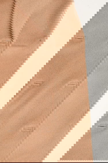 Frakker GANNI GANNI Double Faced Wool Double Breasted Blazer Beige | W0876, 6
