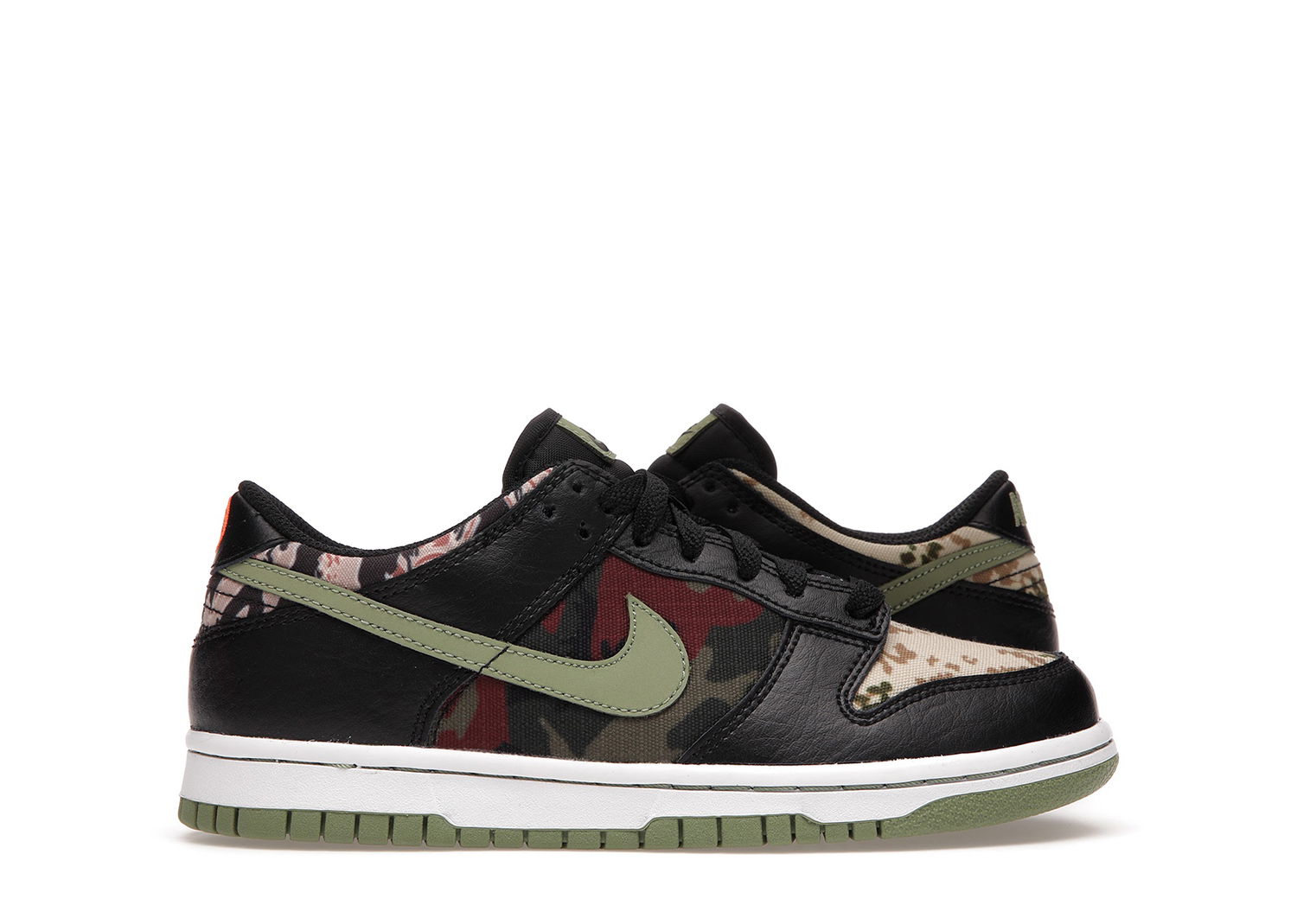 Sneakers og sko Nike Dunk Low Crazy Camo GS Grøn | DB1909-001, 0