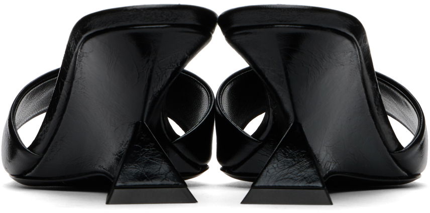 Tilbehør The Attico Attico Cheope Wedge Mules Sort | 248WS605 L070, 1