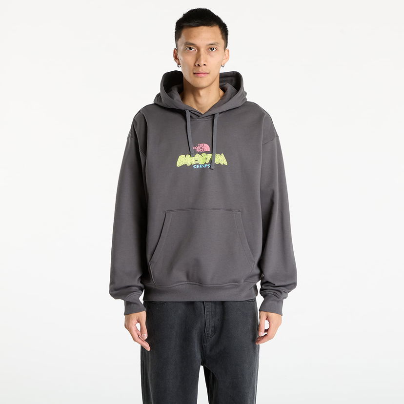 Sweatshirt The North Face Expedition Celebration Oversized Hoodie Grå | NF0A8E3FRHI1