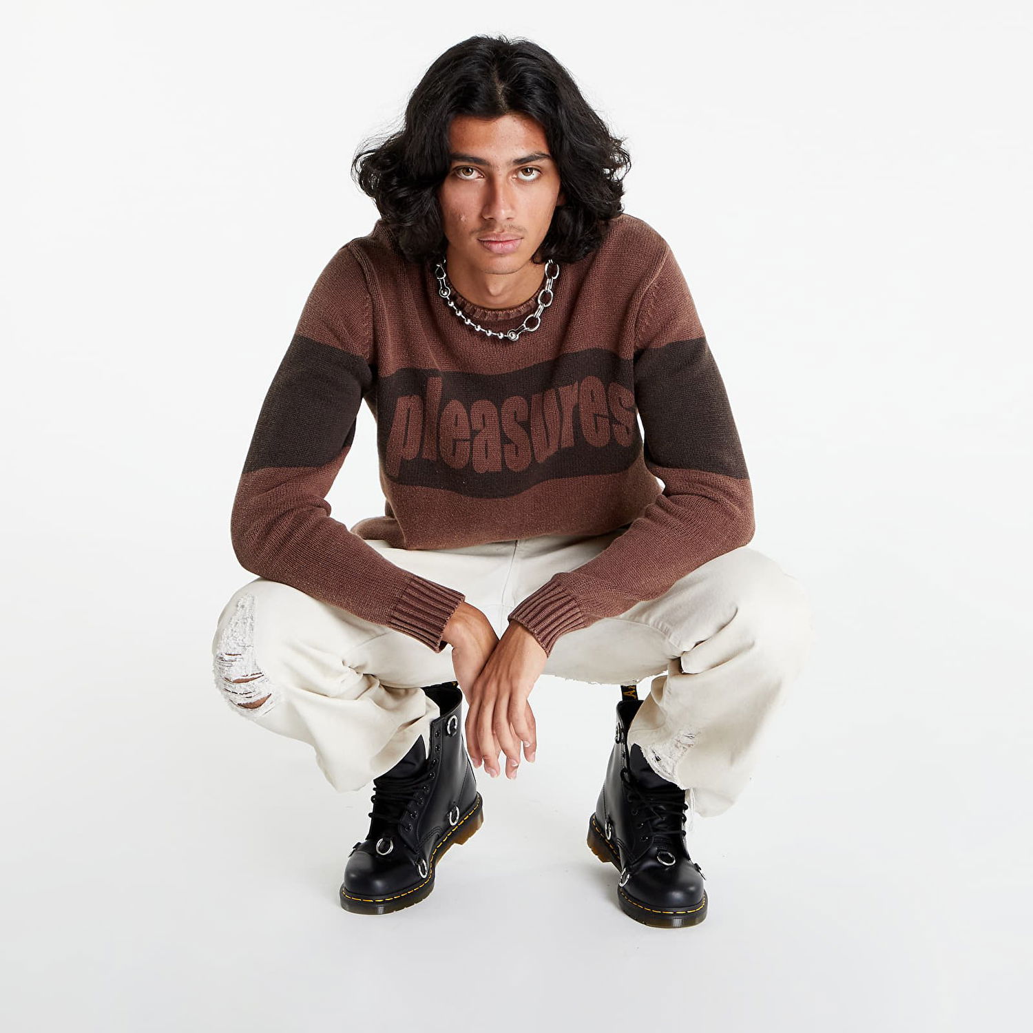 Sweater Pleasures Lighter Sweater Brun | P22F042 BROWN, 1