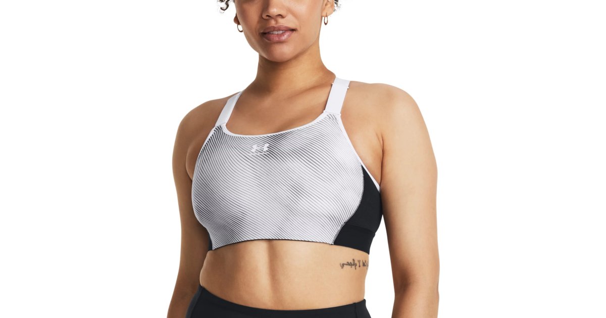 Bh Under Armour HeatGear Hvid | 1379196-001, 1