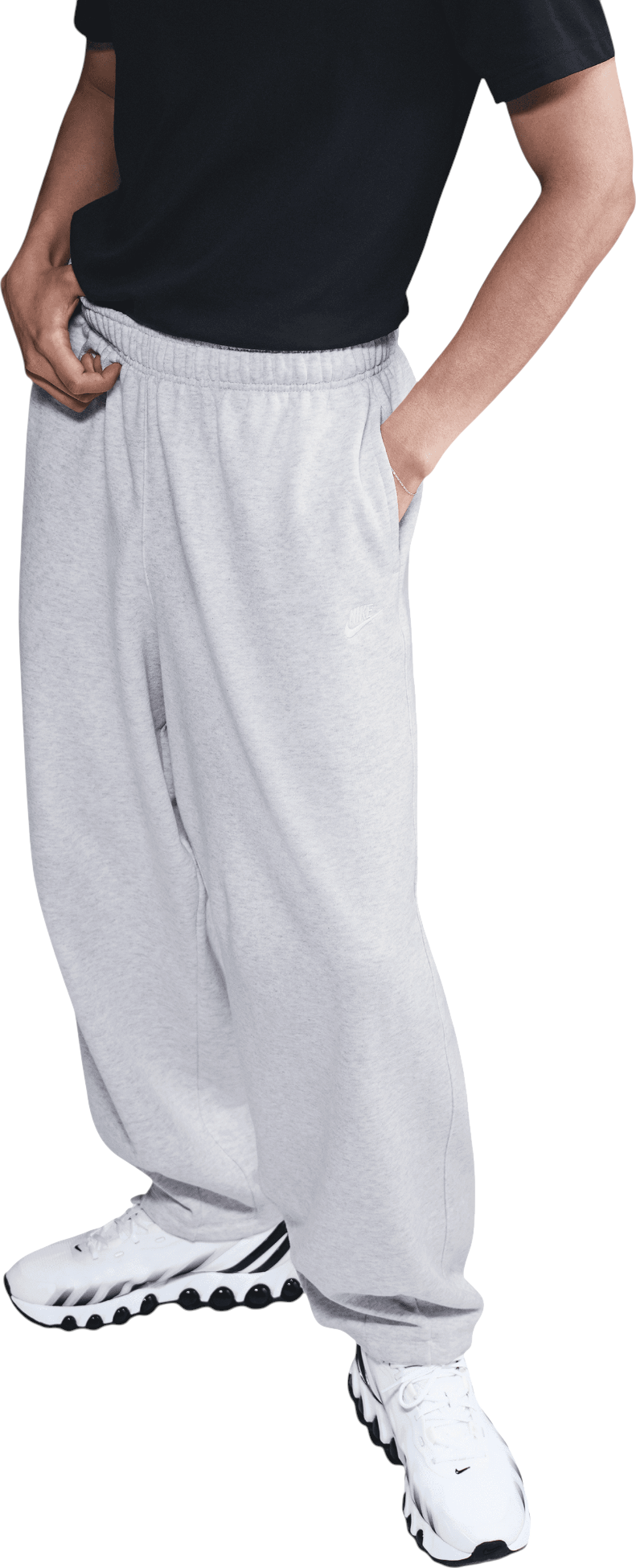Joggingbukser Nike Nike Club Oversized Sweatpants Grå | hj1822-051