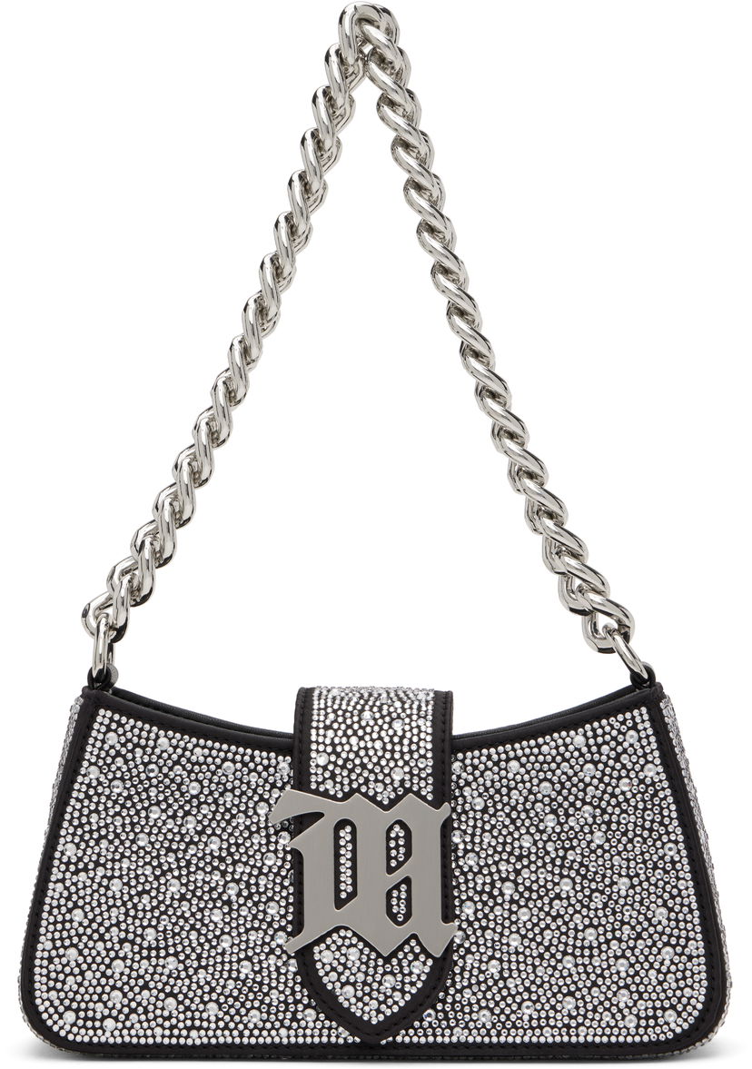 Håndtaske MISBHV MISBHV Mini Crystal Shoulder Bag Sort | 250A412