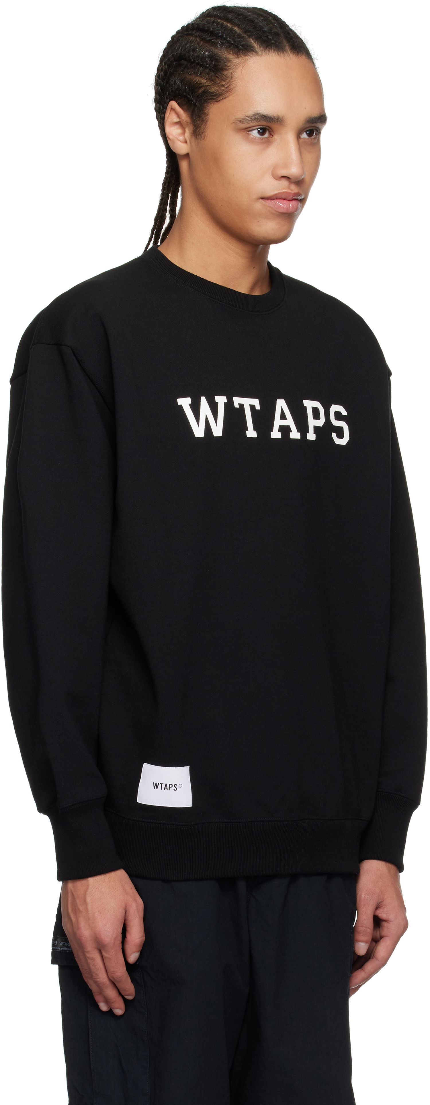 Sweater WTAPS WTAPS Cotton Academy Sweatshirt Sort | 251ATDT-CSM03, 1