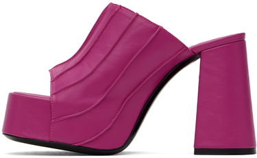 Kjole BY FAR BY FAR Brad Heeled Sandals Lyserød | 23PFBRAMFCHNAP, 2