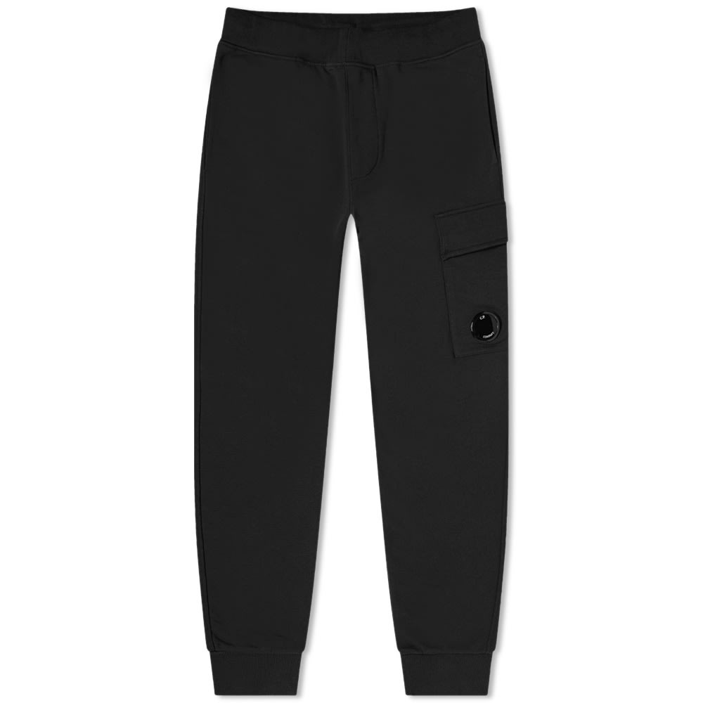 Joggingbukser C.P. Company Lens Pocket Sweat Pant Sort | 13CMSP017A-005086W-999, 0