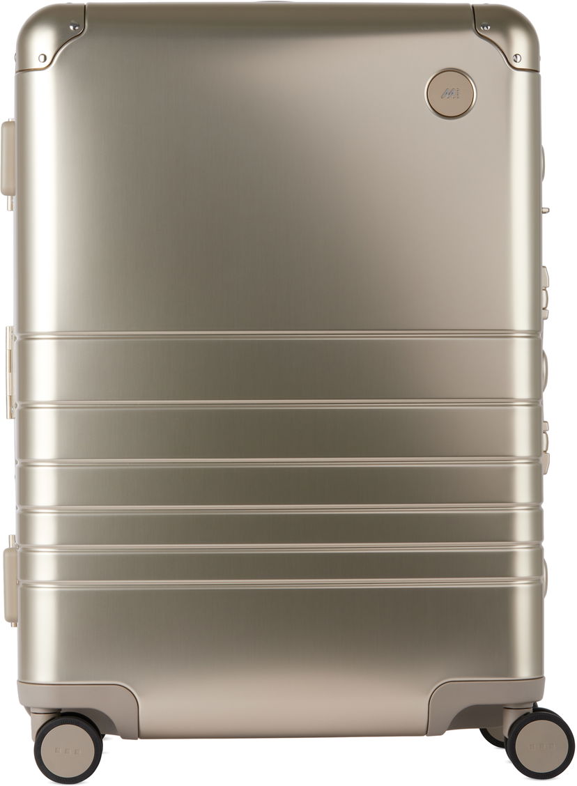 Kuffert Monos Aluminum Check-In Medium Suitcase Metalisk | MN0010-0011-24