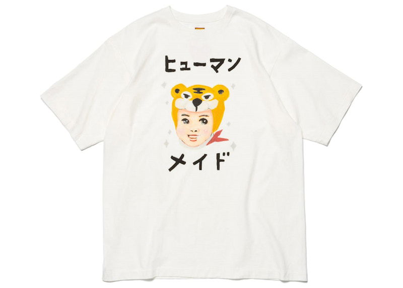 T-shirt Human Made Keiko Sootome Graphic Print T-Shirt Hvid | XX25TE006