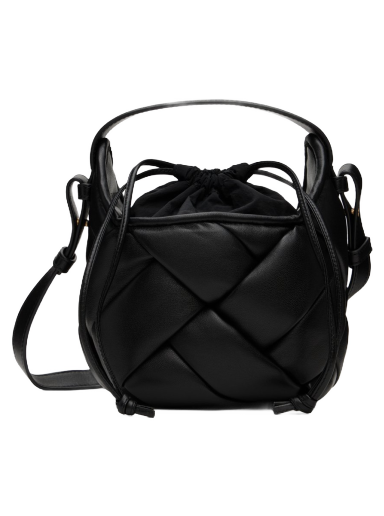 Skuldertaske Bottega Veneta Small Helmet Bag Sort | 730164 V2NH1