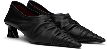 Sneakers og sko Stella McCartney Elsa Ruched Kitten Heels Sort | 810417W1IL0, 3