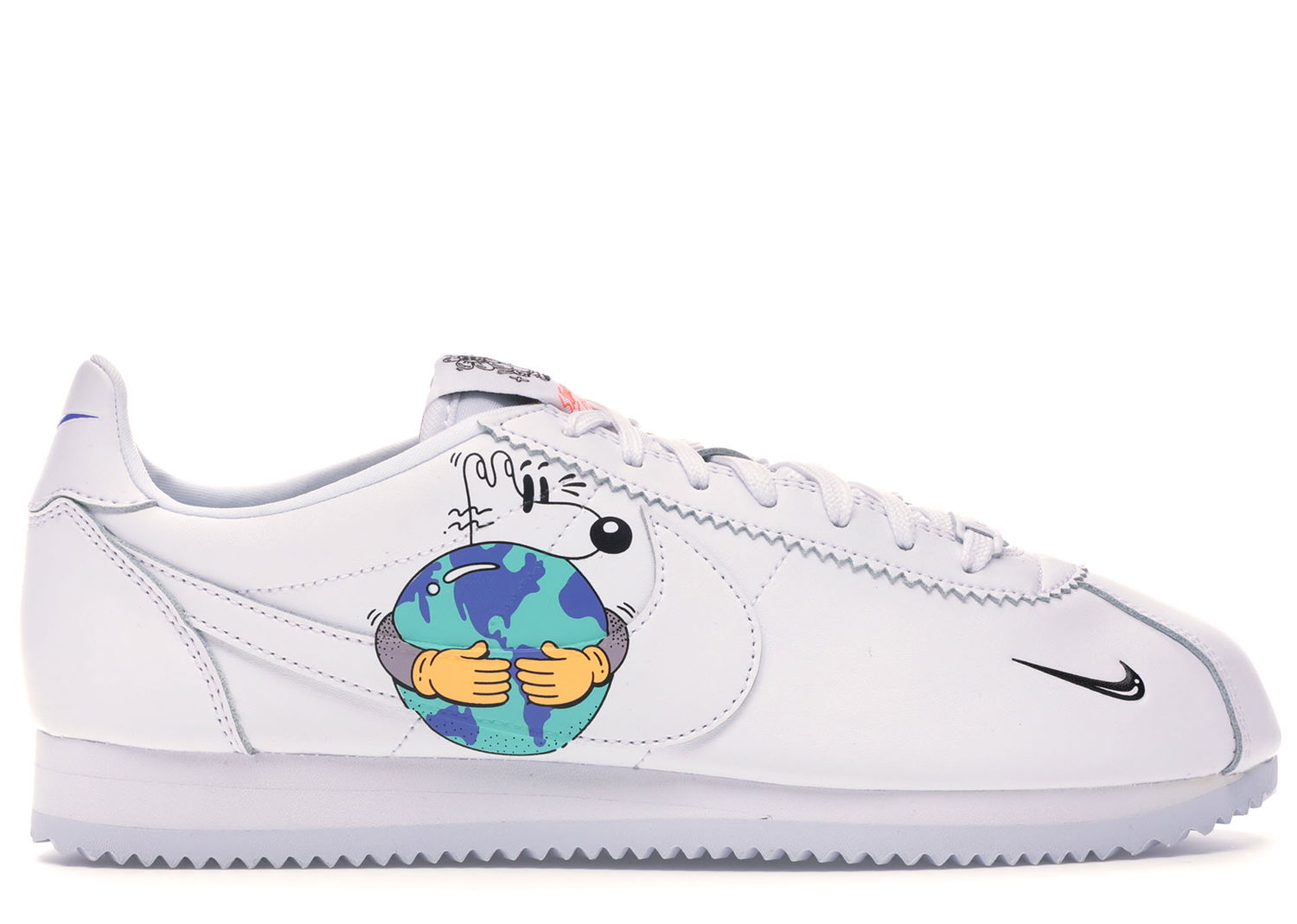 Sneakers og sko Nike Steve Harrington x Cortez Flyleather QS "Earth Day" Hvid | CI5548-100, 0