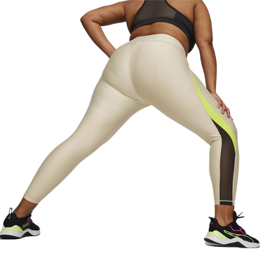 Bukser og jeans Puma FIT EVERSCULPT MESH FASHION HW 7/8 TIGHT Beige | 524798-90, 2