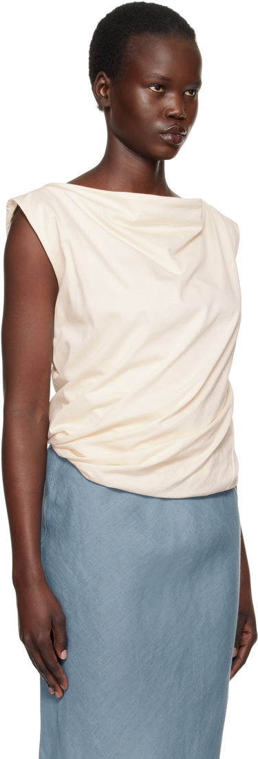 Tanktop Baserange Turn Sleeveless Top Beige | TOTUT-RC-SP25, 1