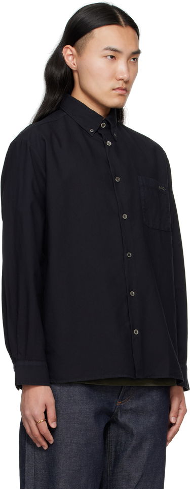 Skjorte A.P.C. Green Mateo Shirt Grøn | COHAH-H12599, 1