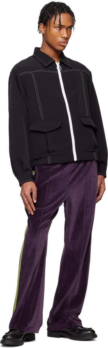 Jakke Needles NEEDLES Stitched Sport Jacket Sort | QV194, 3