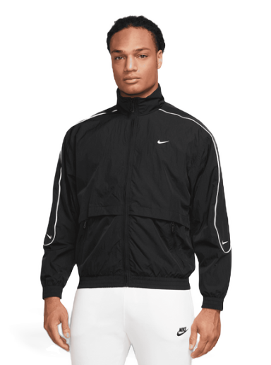 Jakke Nike Solo Swoosh Track Jacket Mørkeblå | FB8622-010