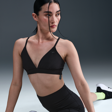 Bh Nike Form Light-Support Triangle Unpadded Sports Bra Sort | HQ7003-011, 4
