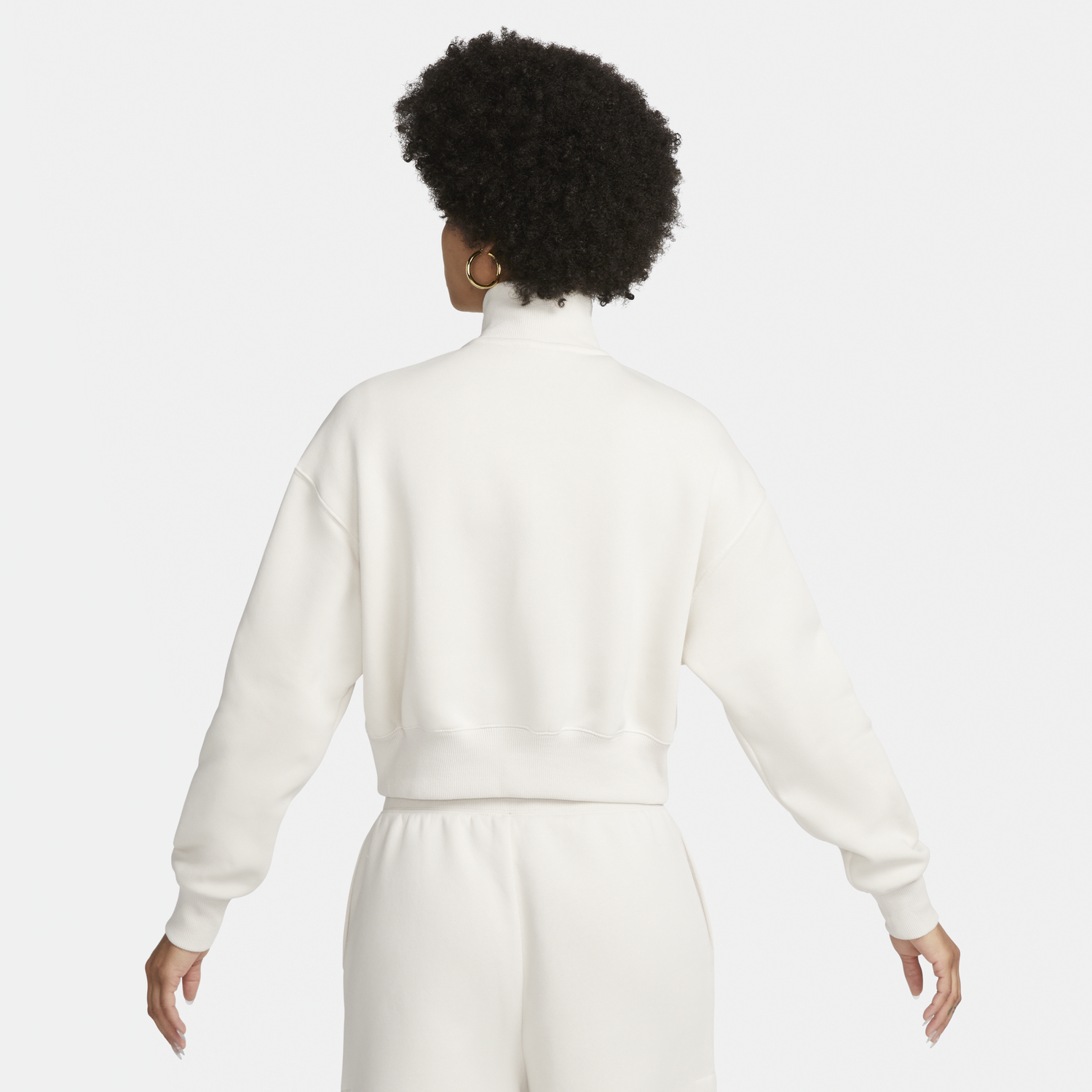 Sweatshirt Nike Sportswear Phoenix Fleece Beige | DQ5767-104, 1