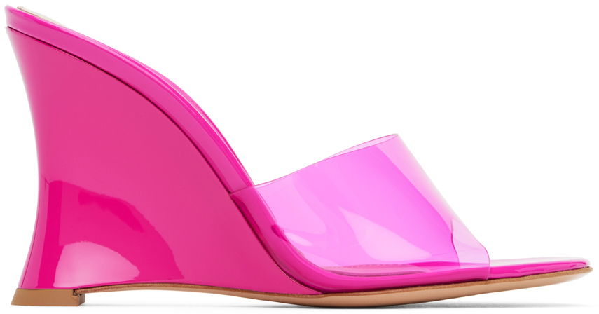 Tilbehør Gianvito Rossi Gianvito Rossi Futura Wedge Mules Lyserød | G16210.95RIC.GSV, 0