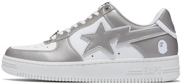 Sneakers og sko BAPE Bape Sta Silver #4 Grå | 0ZXSHM191053L-SILVER, 2