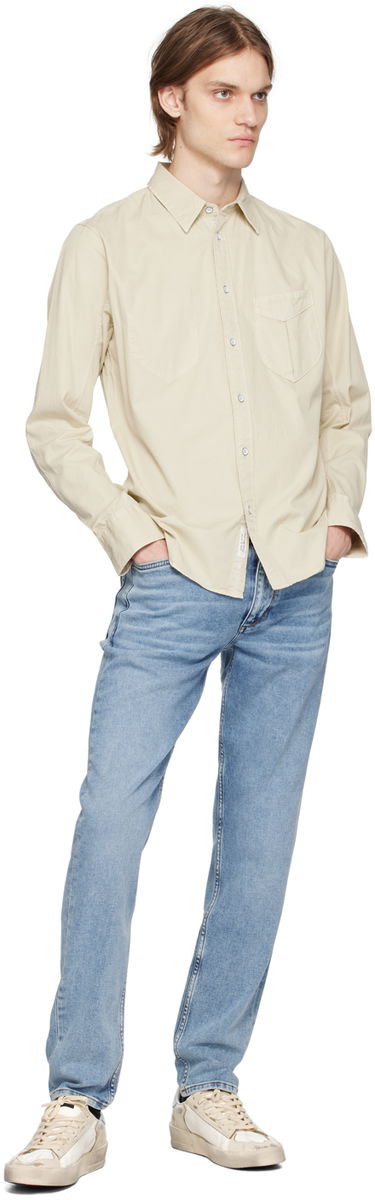 Skjorte rag & bone Rag & Bone Arrow Shirt Beige | MBW23SA381TGML, 3