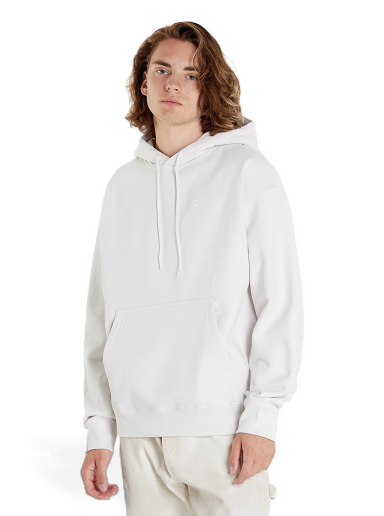 Sweatshirt Nike Solo Swoosh Fleece Hoodie Hvid | CV0552-030