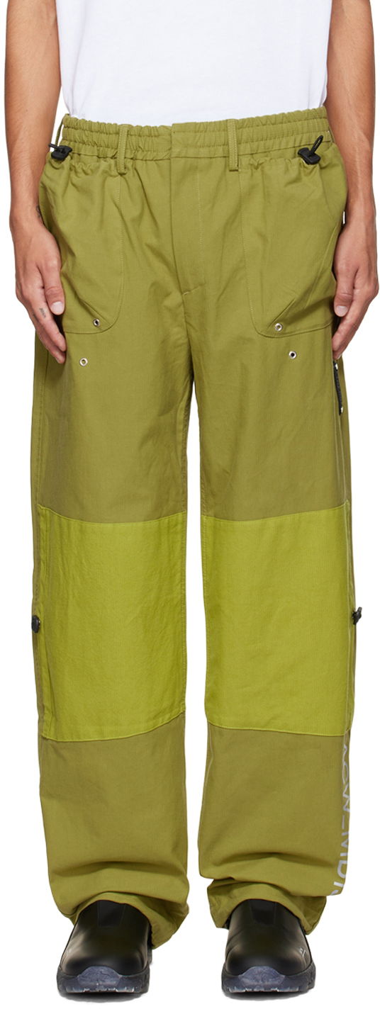 Bukser A-COLD-WALL* Paneled Trousers Grøn | ACWMB136, 0